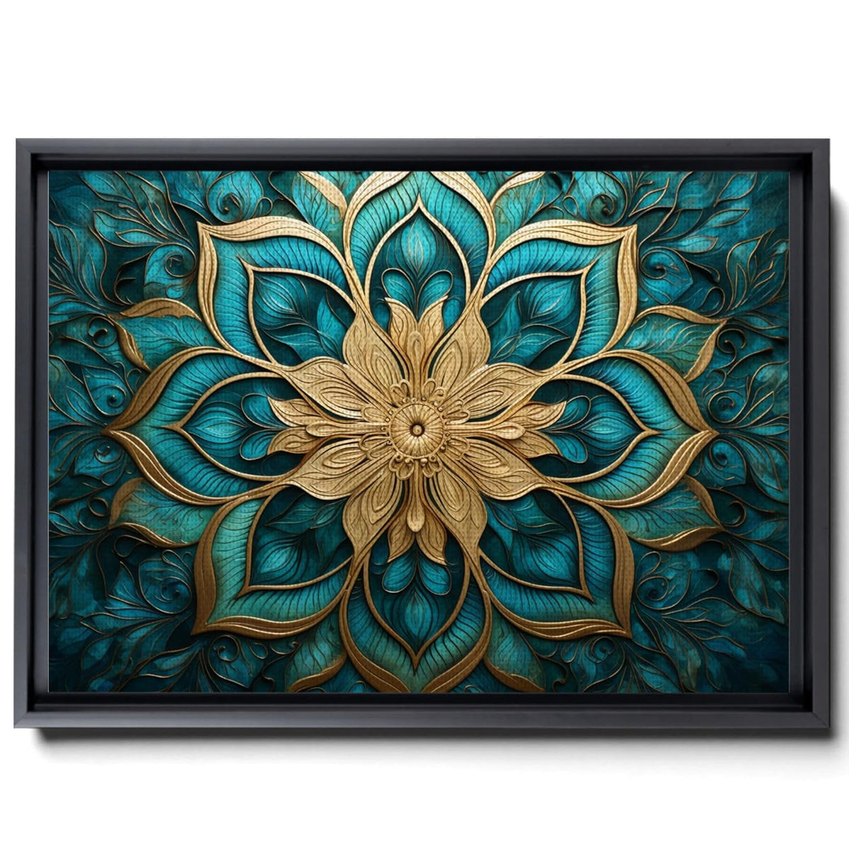Vintage Mandala Flowers Wall Art R326169
