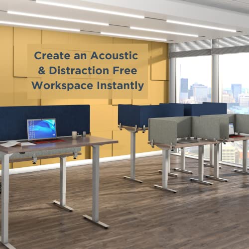 Light Grey 48" W x 18" H Desk Divider H2526
