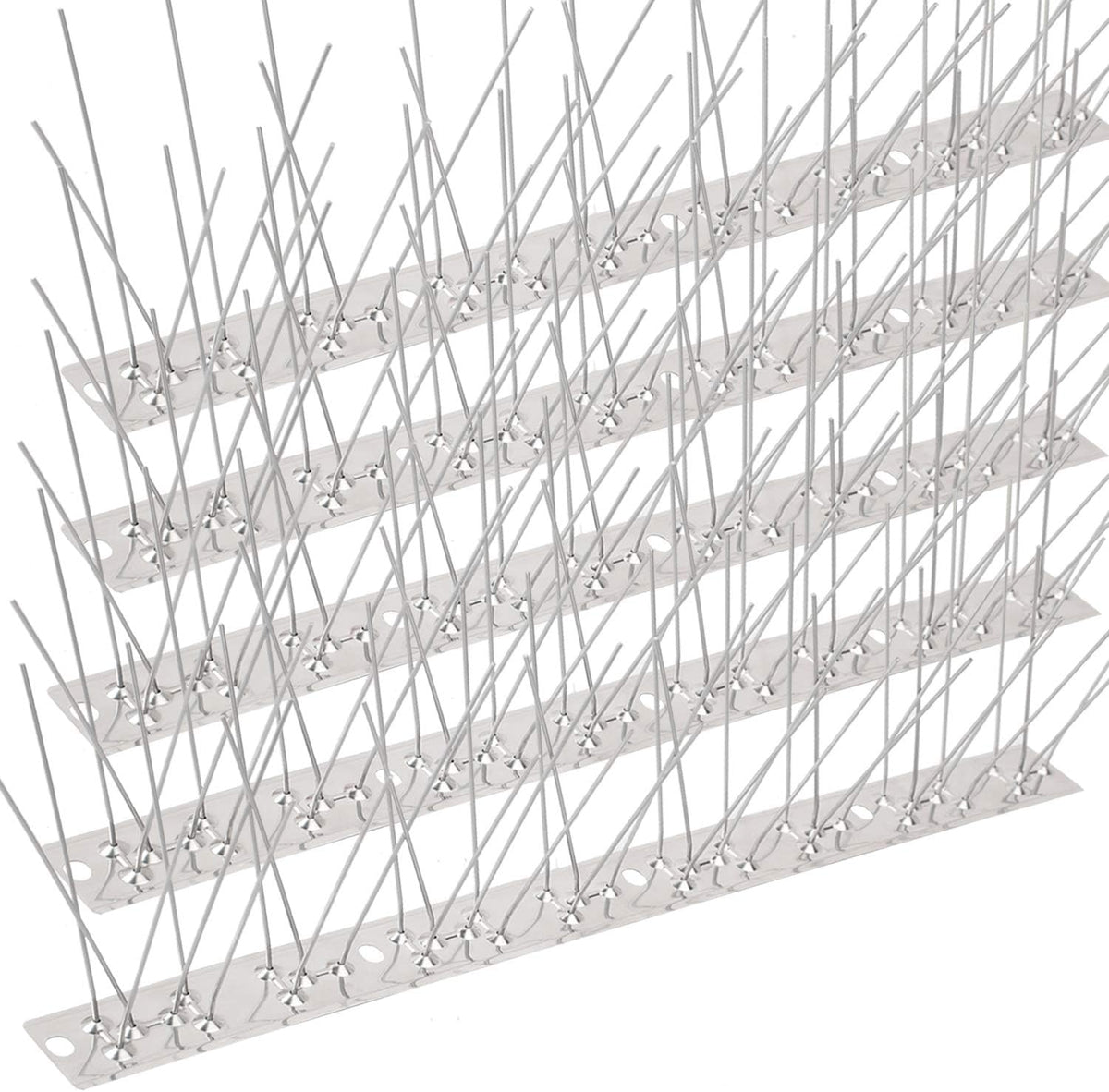 Stainless Steel Bird Spikes Kit 43 Feet Coverage 40 Pack Y504