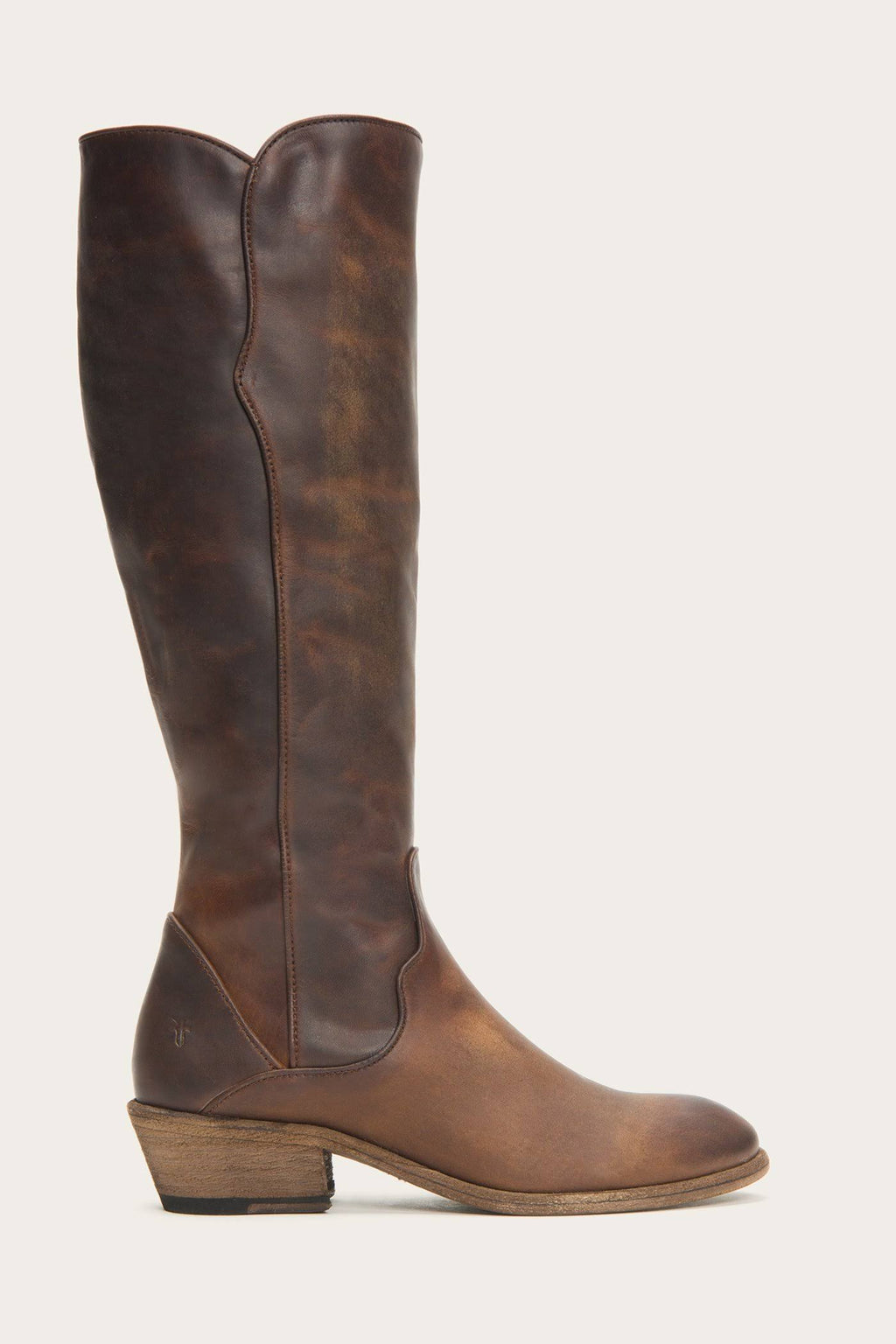 Dark Brown Tall Wide Calf Boots G525