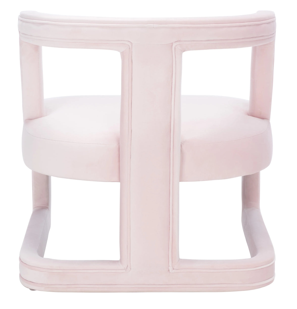Light Pink Upholstered Accent Chairs A387714