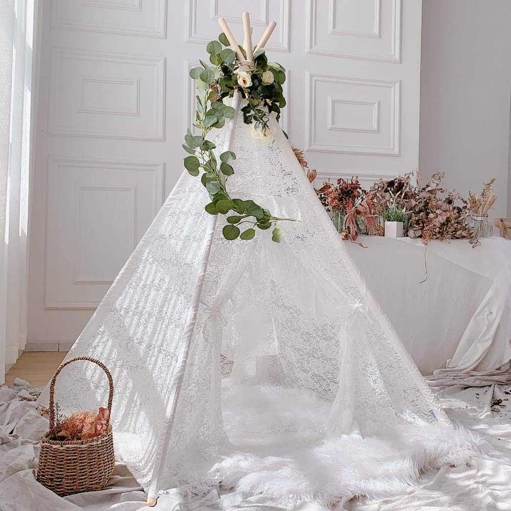 Boho Sheer Lace Teepee Tent Y201