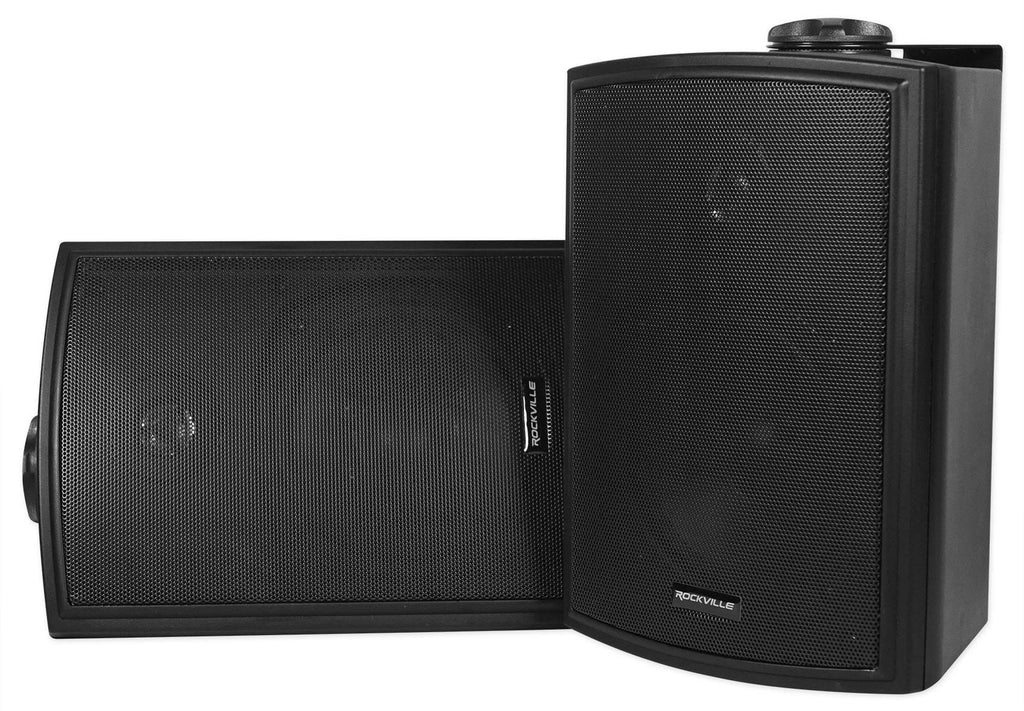 Black 5.25x22 Marine Box Swivel Speakers N1901
