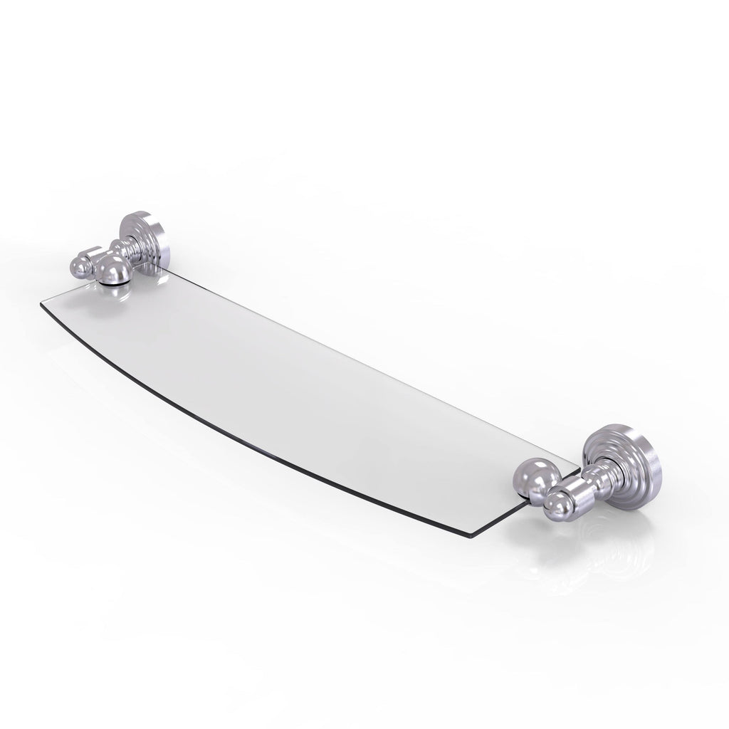 18 inch Glass Shelf Matte Gray Z822197