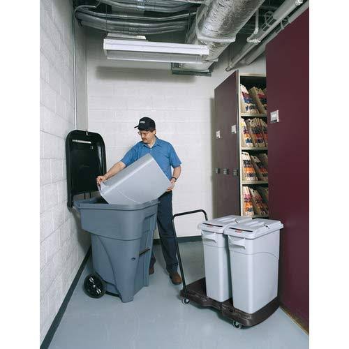 65 gal Blue Rectangular Trash Can M690