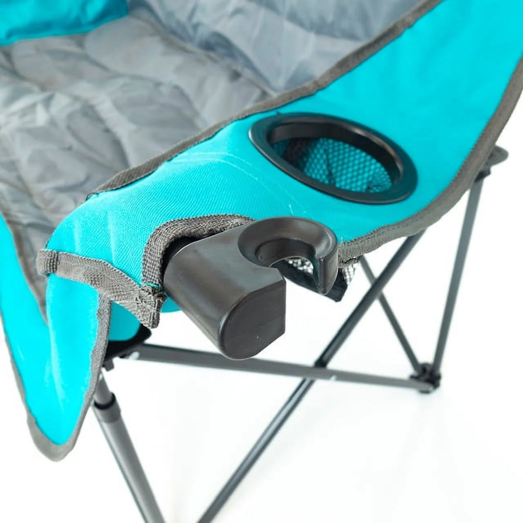 Teal Gray Two Seat Loveseat U157