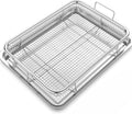 Stainless Steel Air Fryer Basket and Tray Set, 15.4" x 11.5" I764475