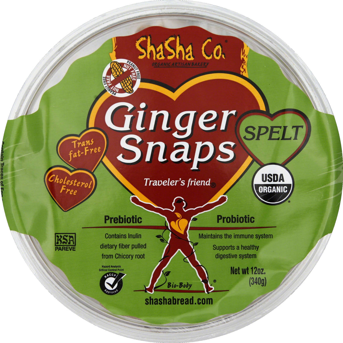 Spelt Gingersnaps 12 oz G23648