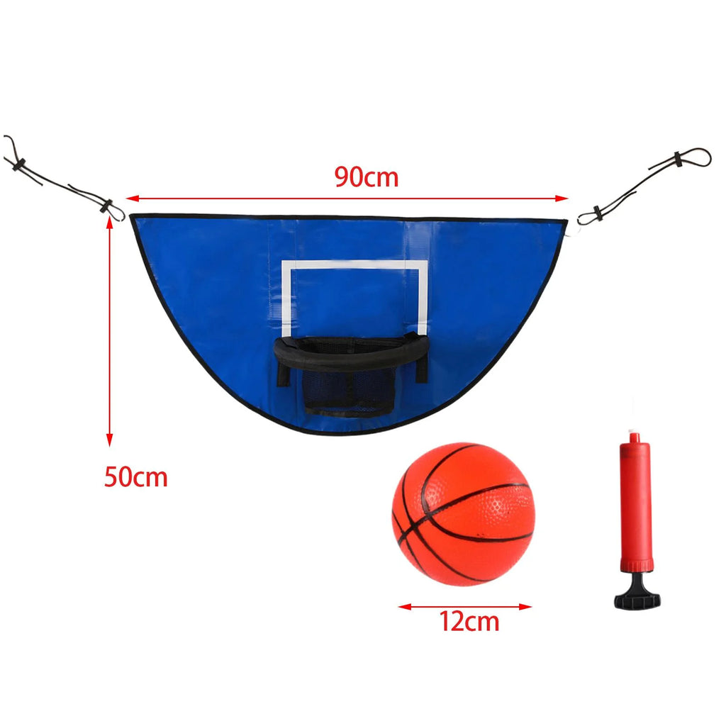 Mini Basketball Hoop for Trampoline with Ball Pump B89471