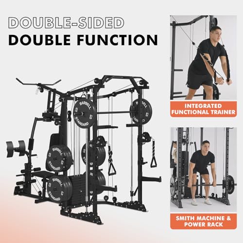 Smith Machine Power Cage with Cable Crossover K4500
