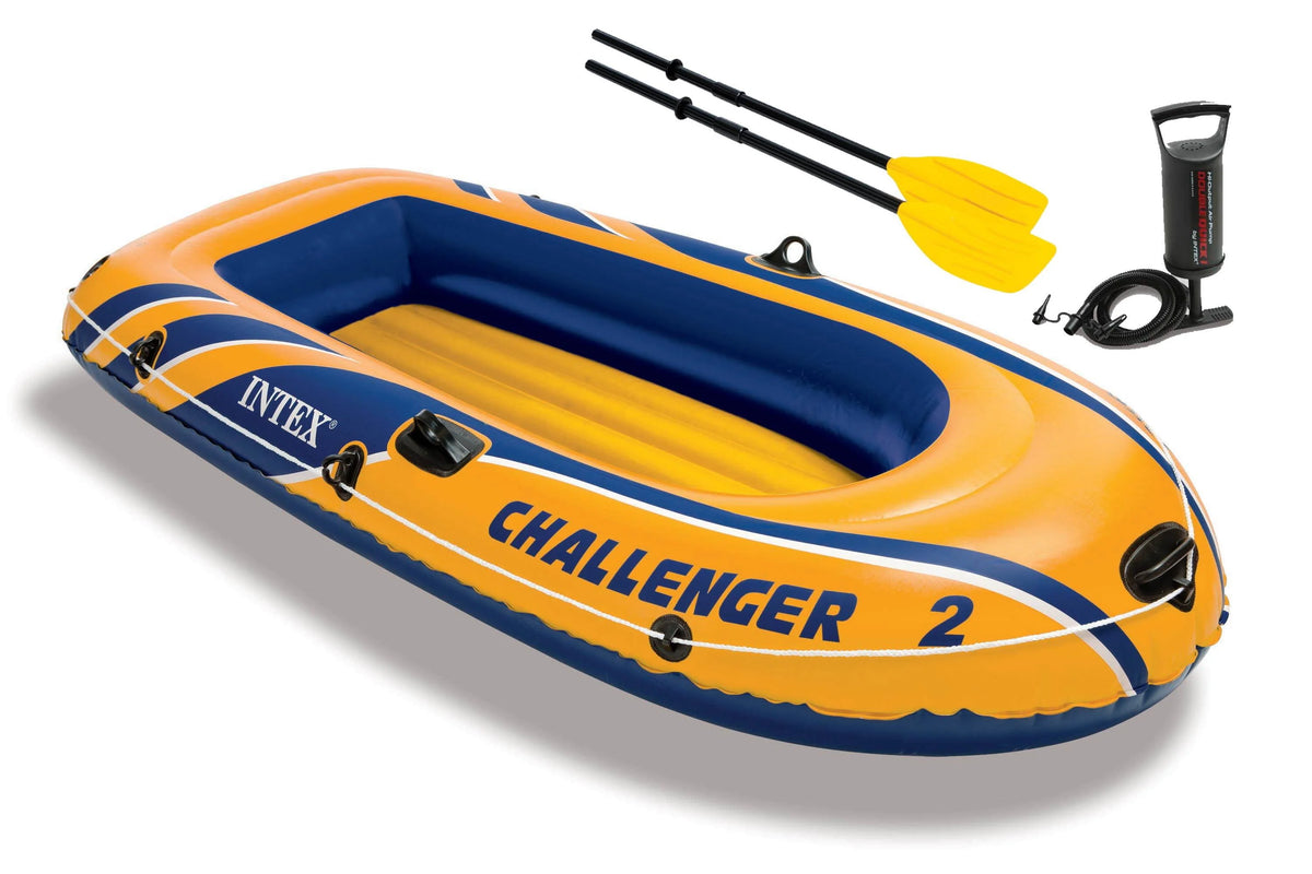 2 Person Inflatable Boat Set with Oars & Air Pump D56075
