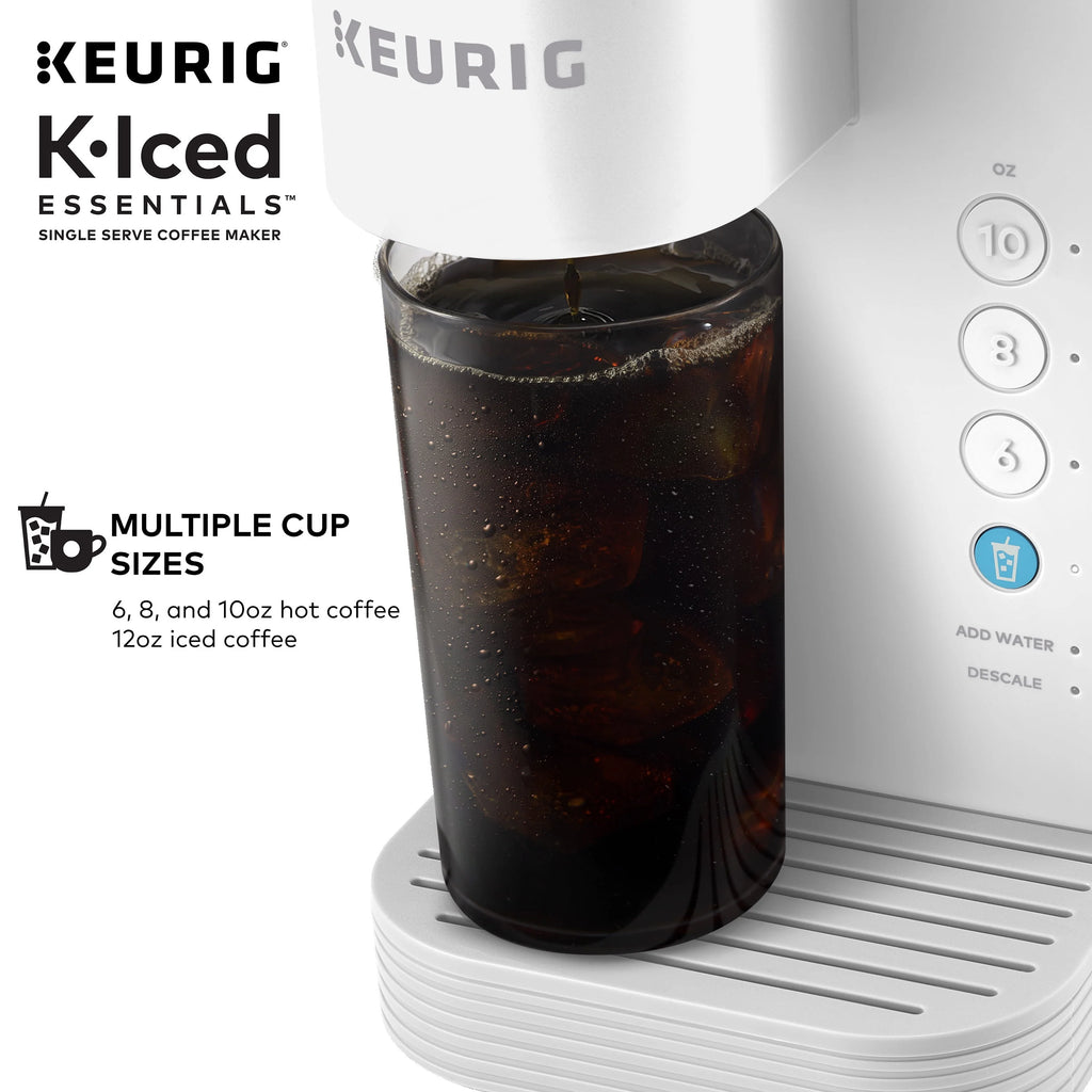 White Iced and Hot Single-Serve Coffee Maker J217