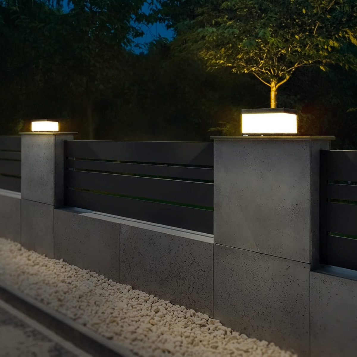 Outdoor Solar Post Cap Light with Waterproof IP54 E590