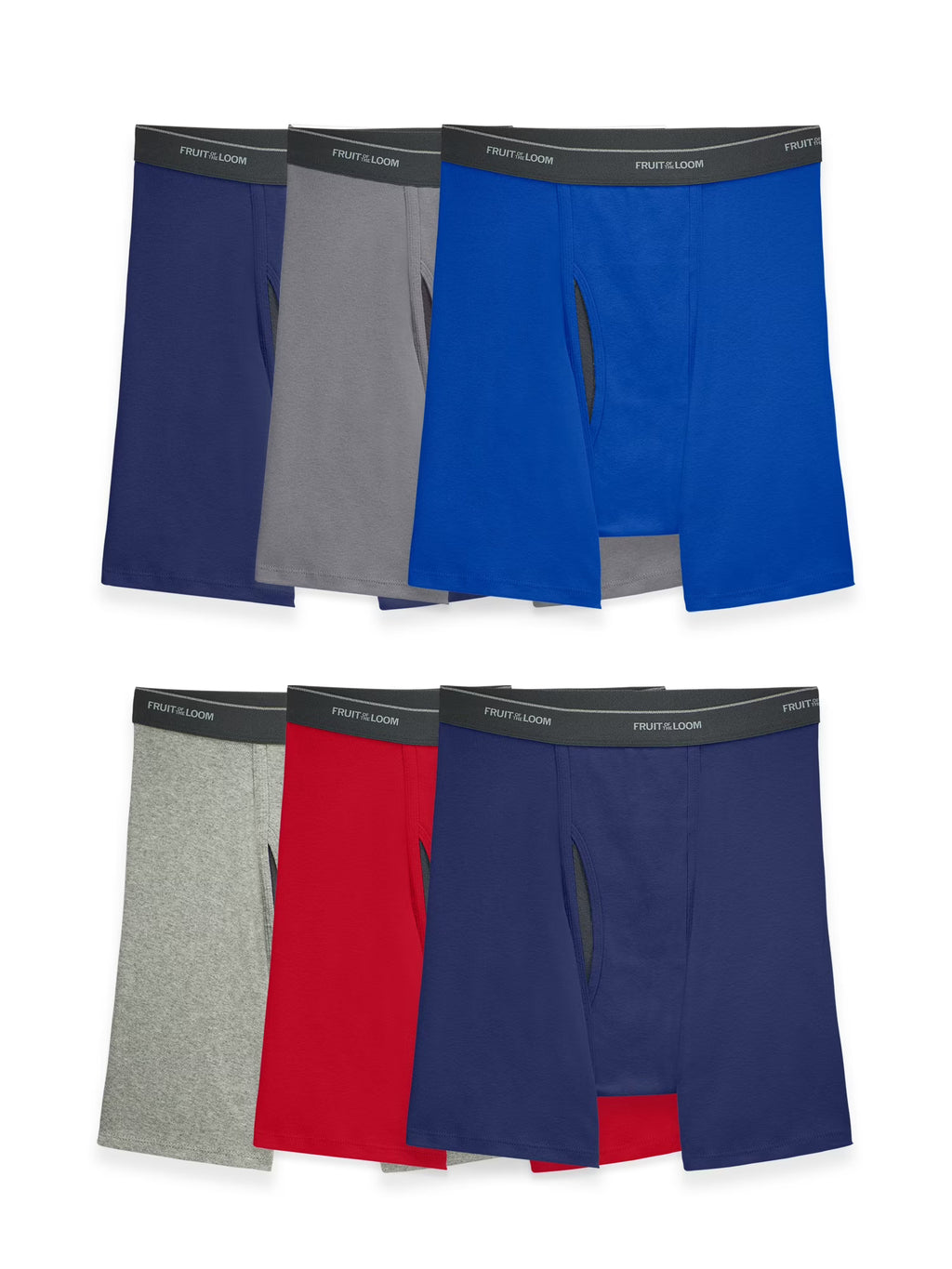 6 Pack Men's CoolZone Boxer Briefs S22900