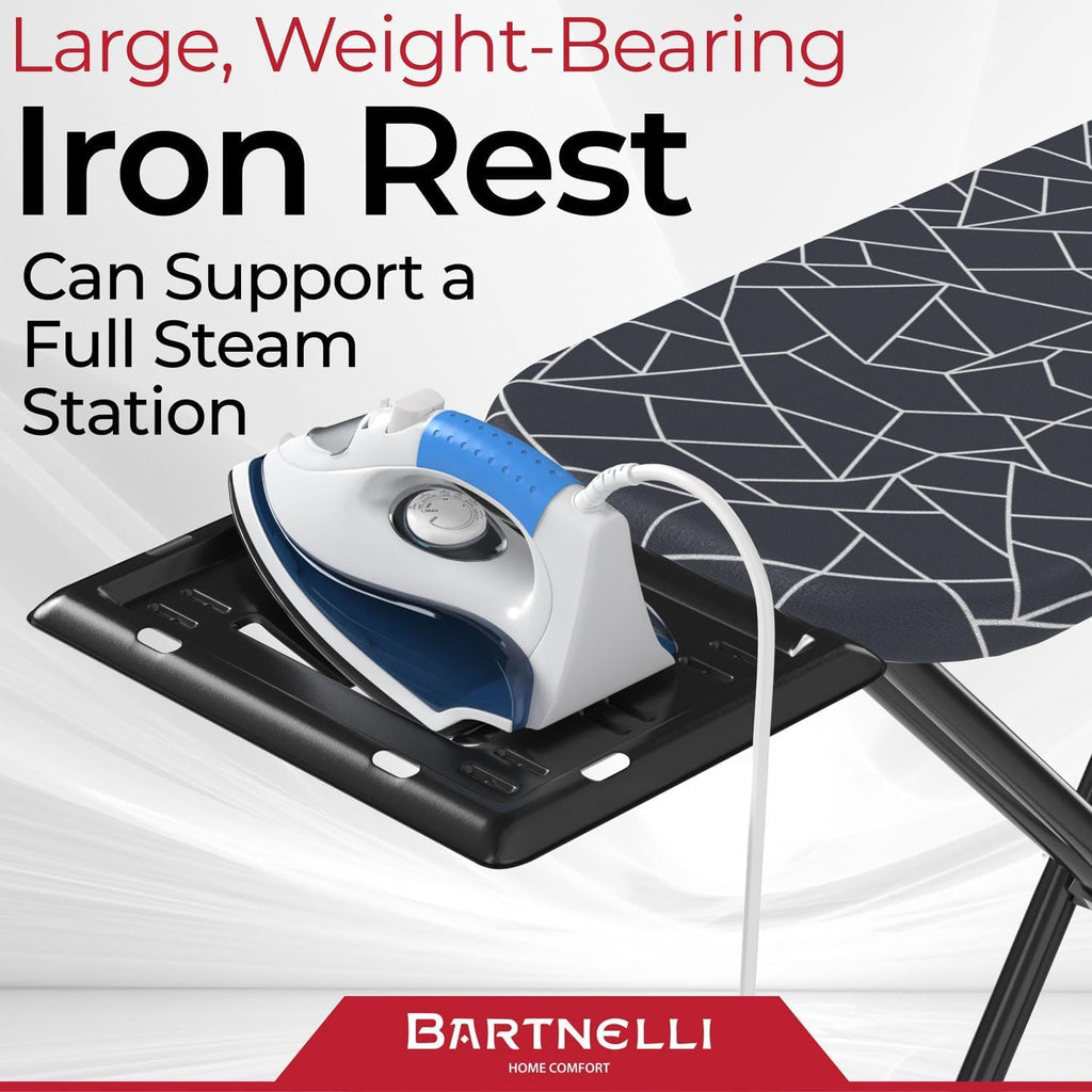 13x43 Ironing Board with Reinforced Steel Legs, Adjustable Height, 4-Layer Padding R540462