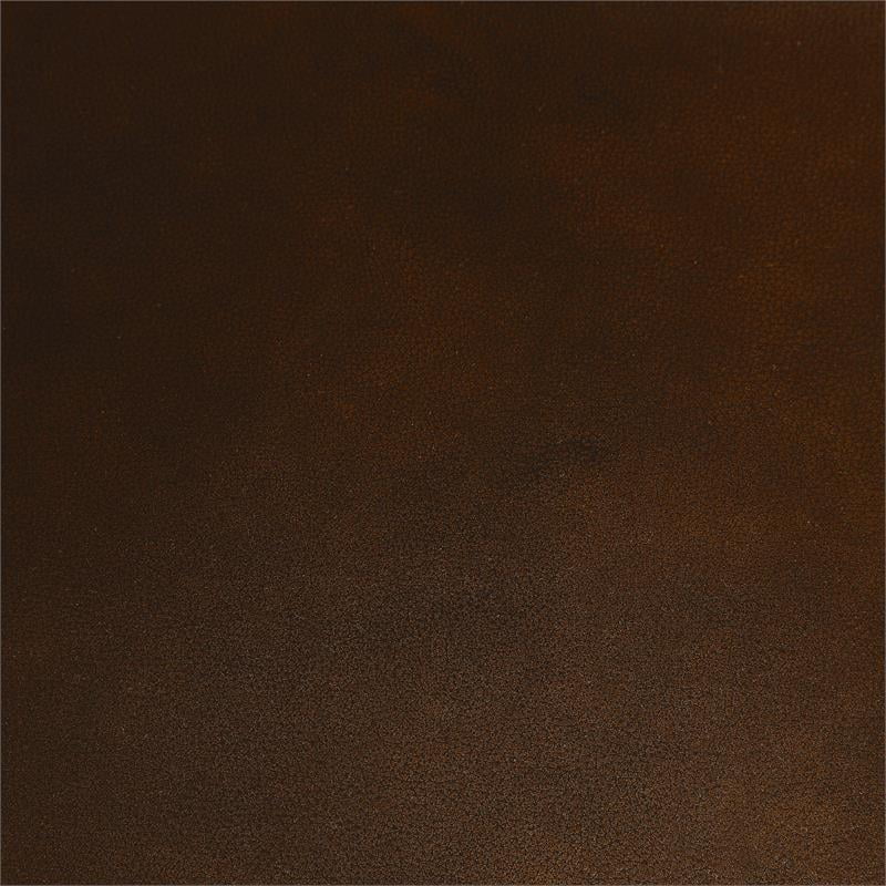 Dark Oak Top Grain Leather Tufted Sofa Z6483