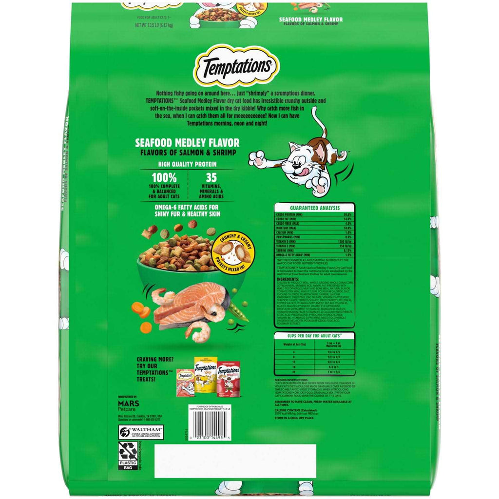 Seafood Medley Flavor Adult Dry Cat Food J822911