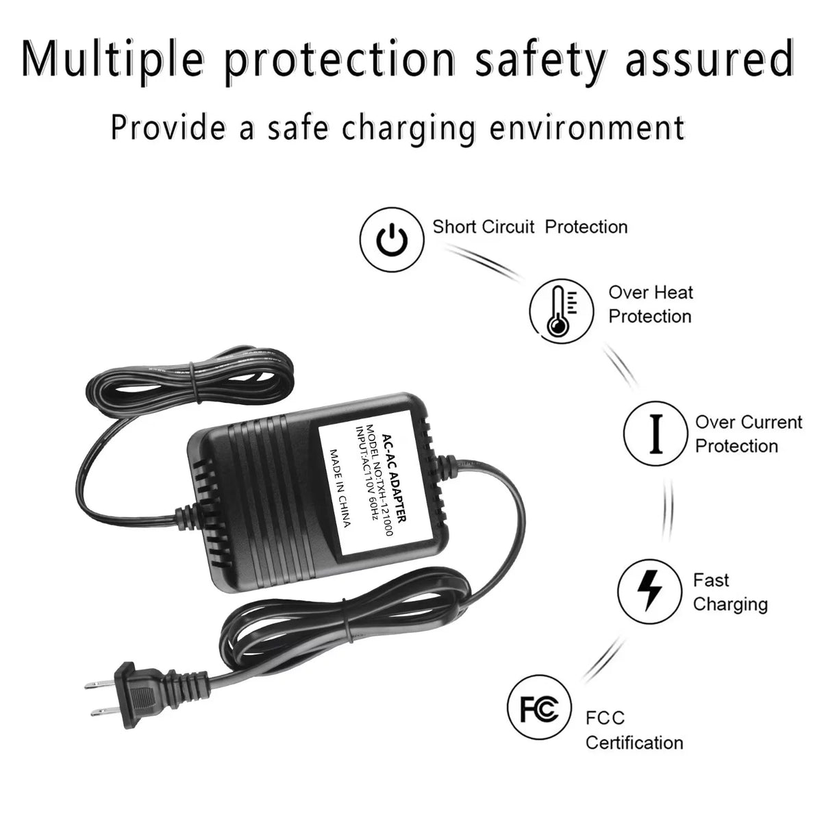 AC Adapter Power Supply Cord O881110