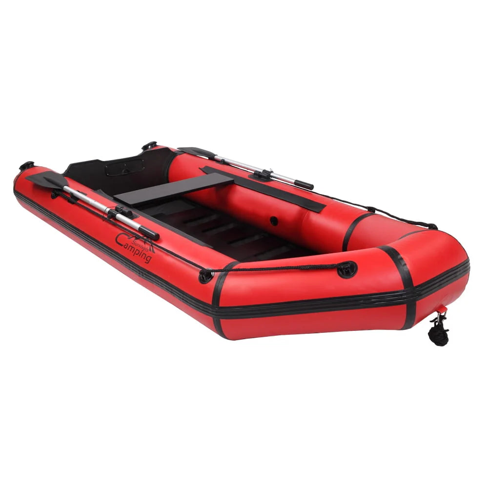 7.5ft PVC Adult Assault Boat Red And Black W3438