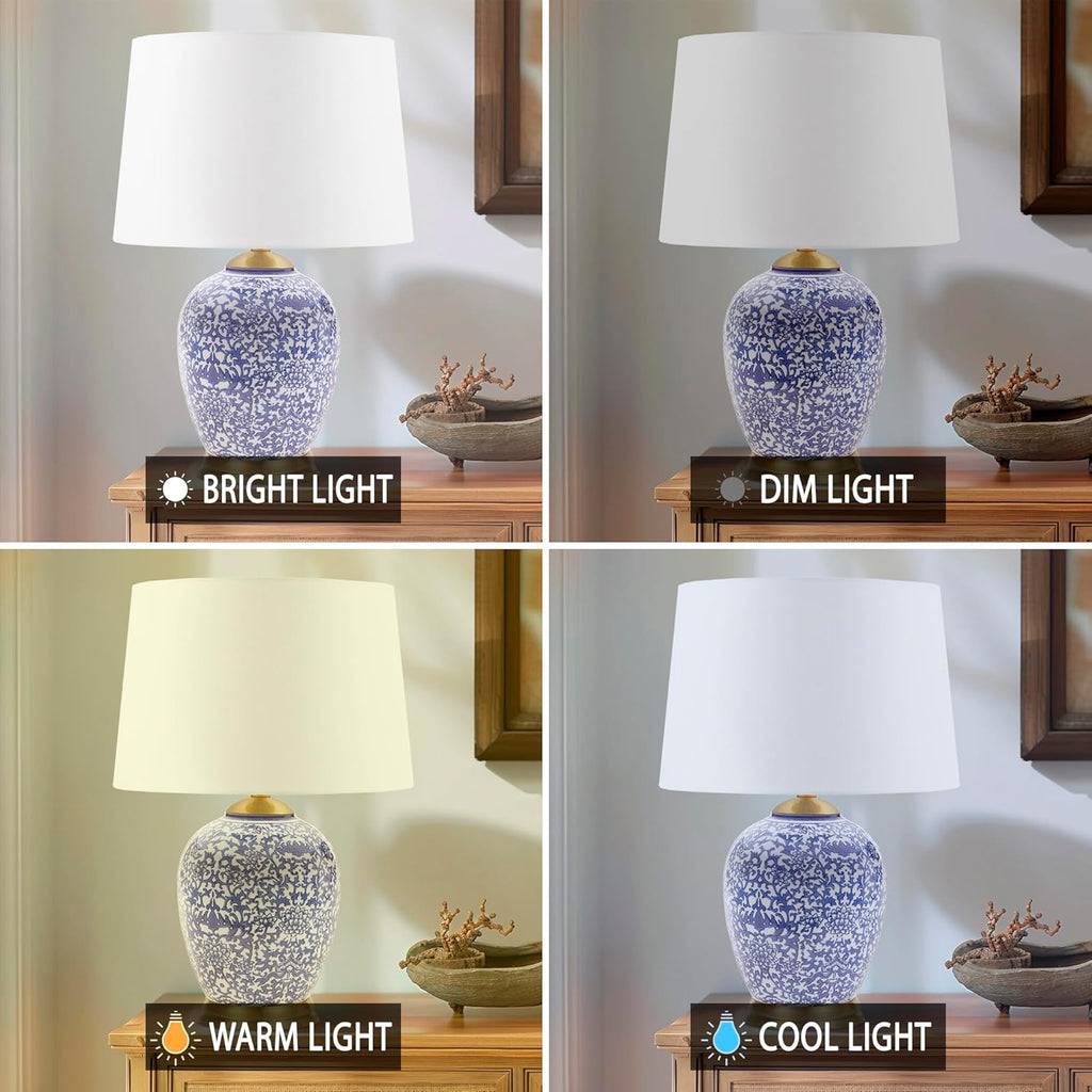 Blue Ceramic Table Lamp C632
