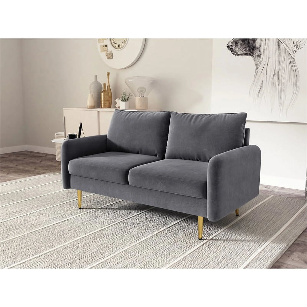 Velvet Living Room Sofa and Loveseat Set I3285