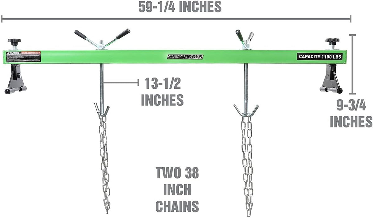 1100 Lb. Engine Support with Two Lift Chains J196