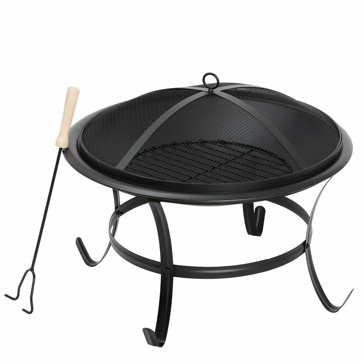 22" Wood Burning Fire Pit Table R78057