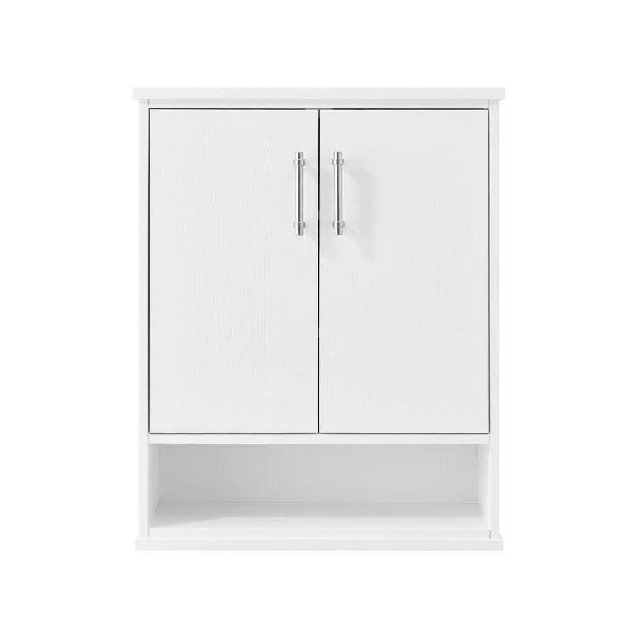 White Oak Bathroom Wall Cabinet V3697