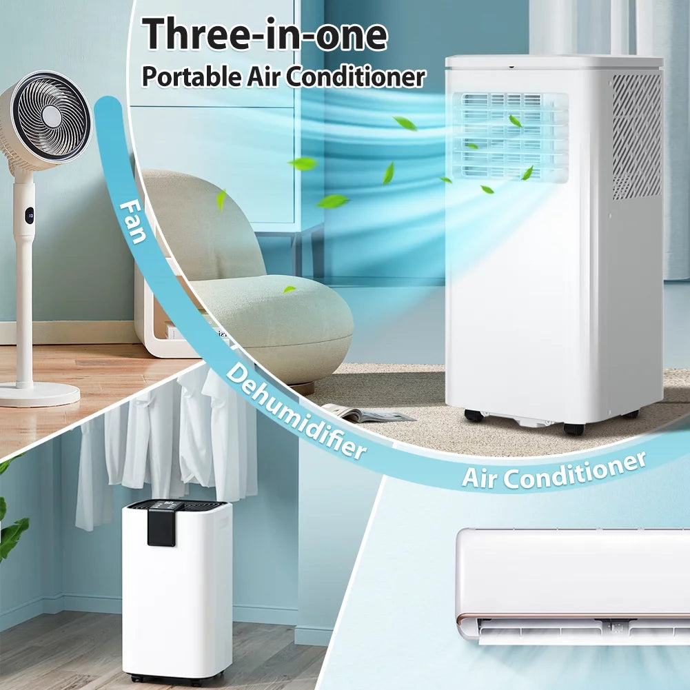 Portable Air Conditioner 6000BTU Indoor AC Unit Dehumidifier S405