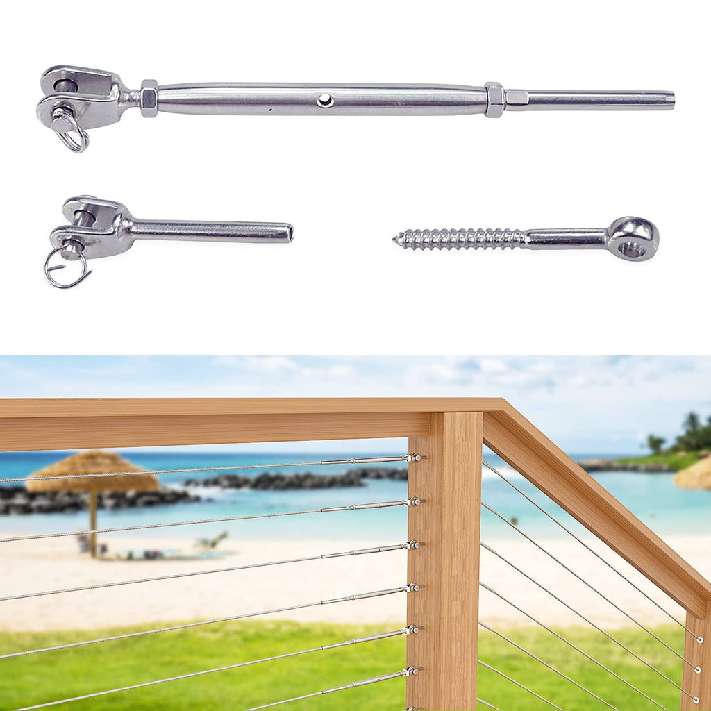 20 Set Stainless Steel Cable Railing Kits P210