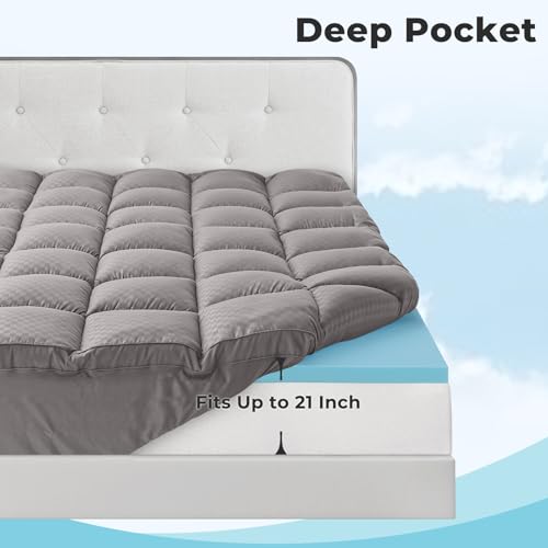 King Size 4 Inch Memory Foam Mattress Topper C93141