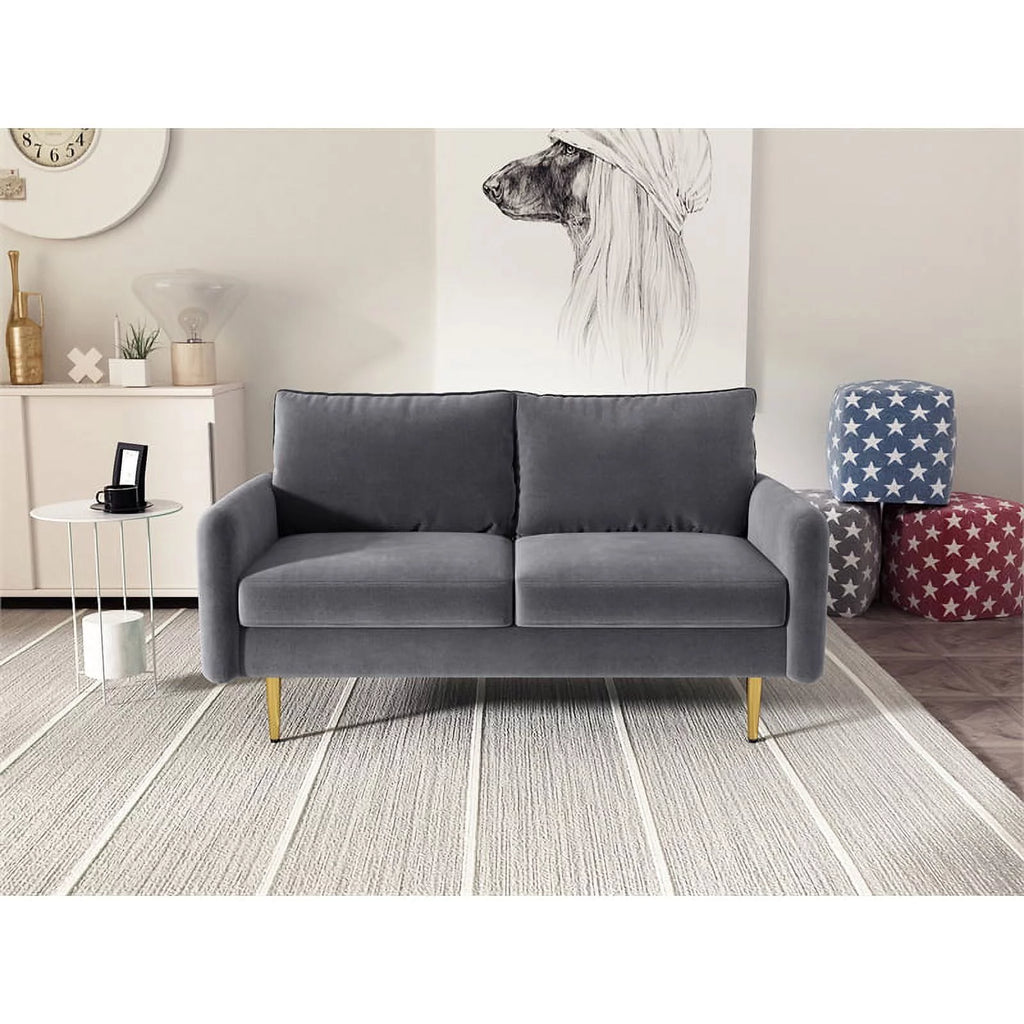 Velvet Living Room Sofa and Loveseat Set I3285