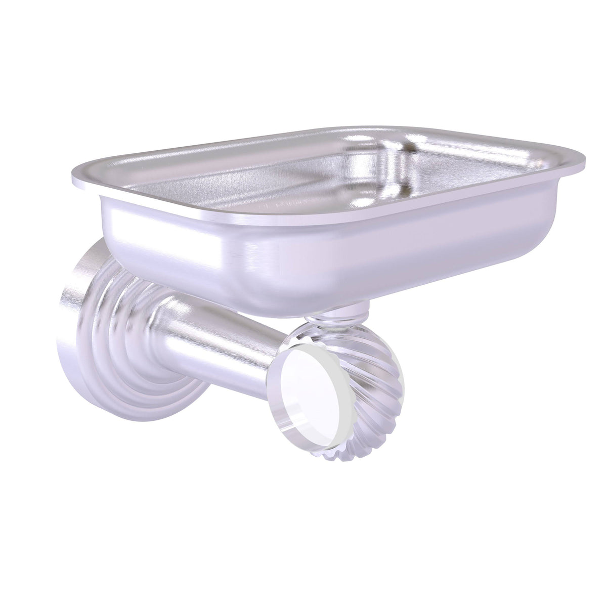 Satin Chrome Wall Mounted Soap Dish Holder R328
