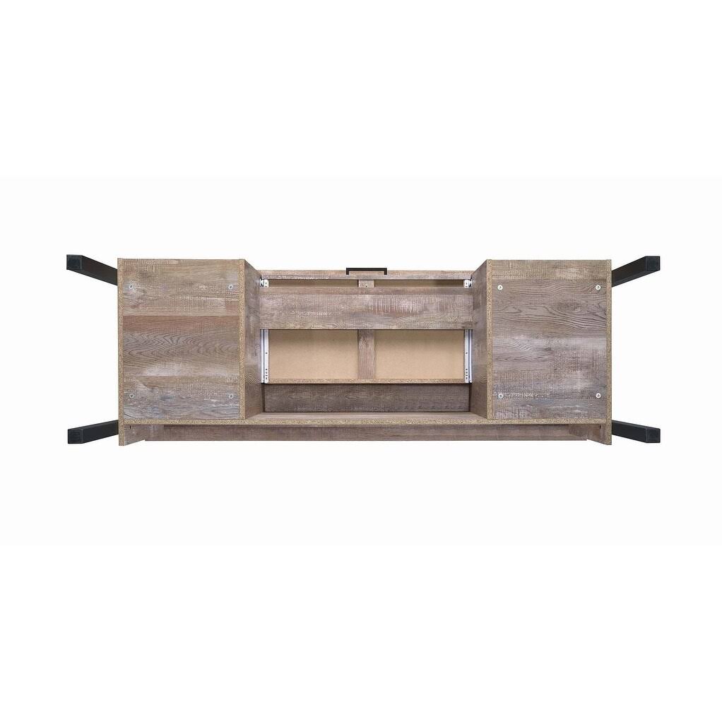 Weathered Oak 4-Drawer Office Desk H512013