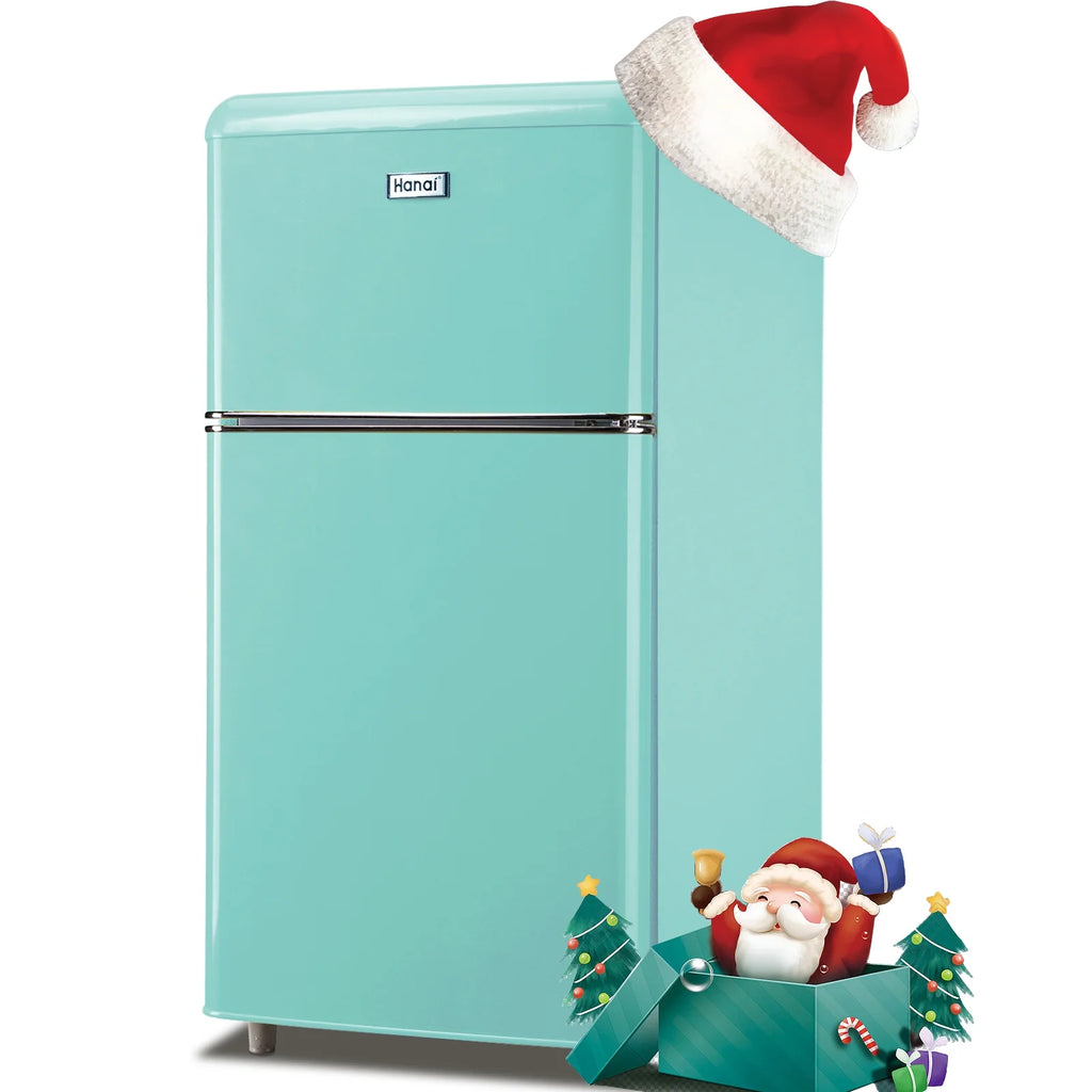 Mini Fridge with Freezer 3.5 Cu.ft Blue I767