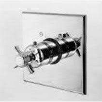 Thermostatic Trim Plate with Handle Stainless Steel D87797