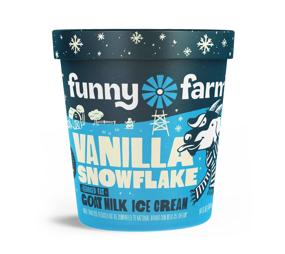 14 oz. Vanilla Snowflake Ice Cream 8 pack H109