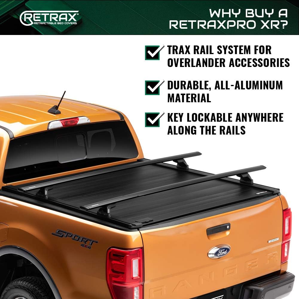 Retractable Truck Bed Tonneau Cover Fits 2015 - 2020 Ford F-150 Super Crew & Super Cab 5' 7 Bed (67.1) X11933