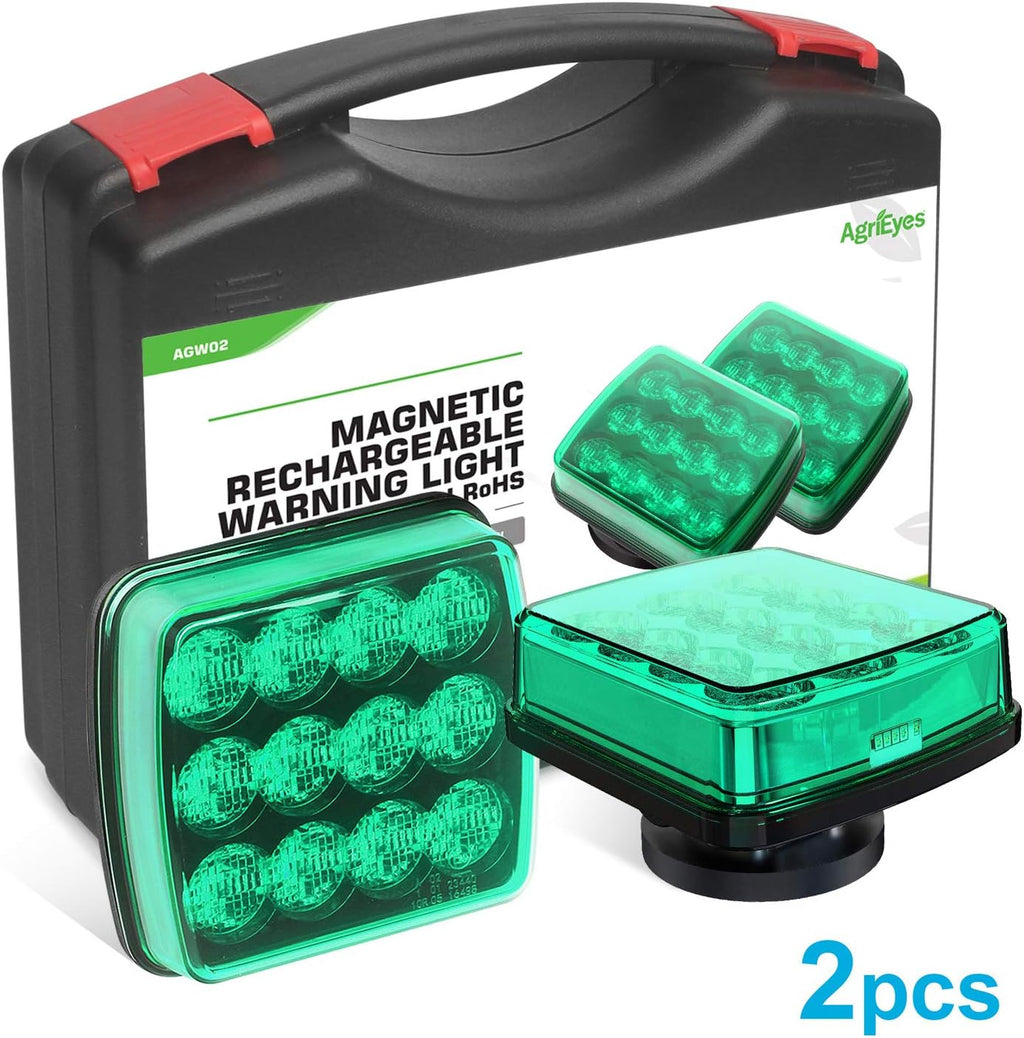Blue Rechargeable Magnetic Strobe Light, Pack of 2 F75198
