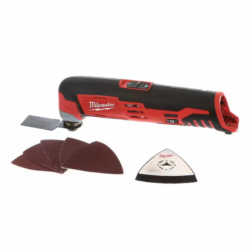 12V Cordless Reciprocating Saw Kit with Oscillating Multi-Tool & 6.0Ah Battery Pack F73017