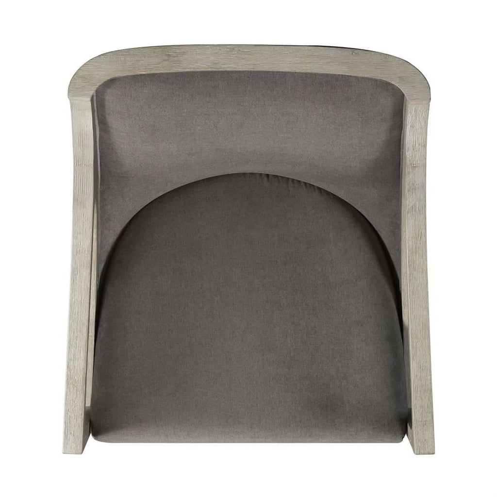 Contemporary Accent Chair with White Wash Frame O989066