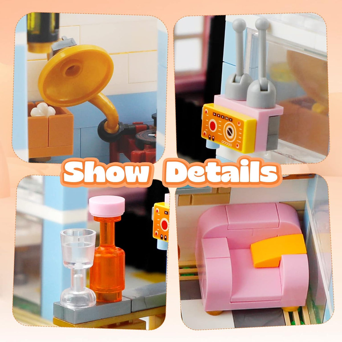 Flower House Building Toys Garden Building Blocks Sets for Kids Y5862