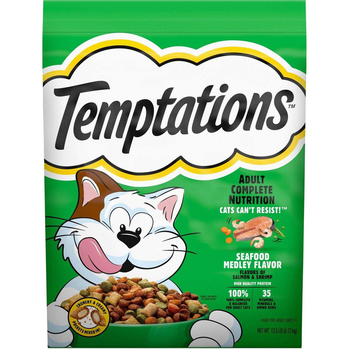 Seafood Medley Flavor Adult Dry Cat Food J822911