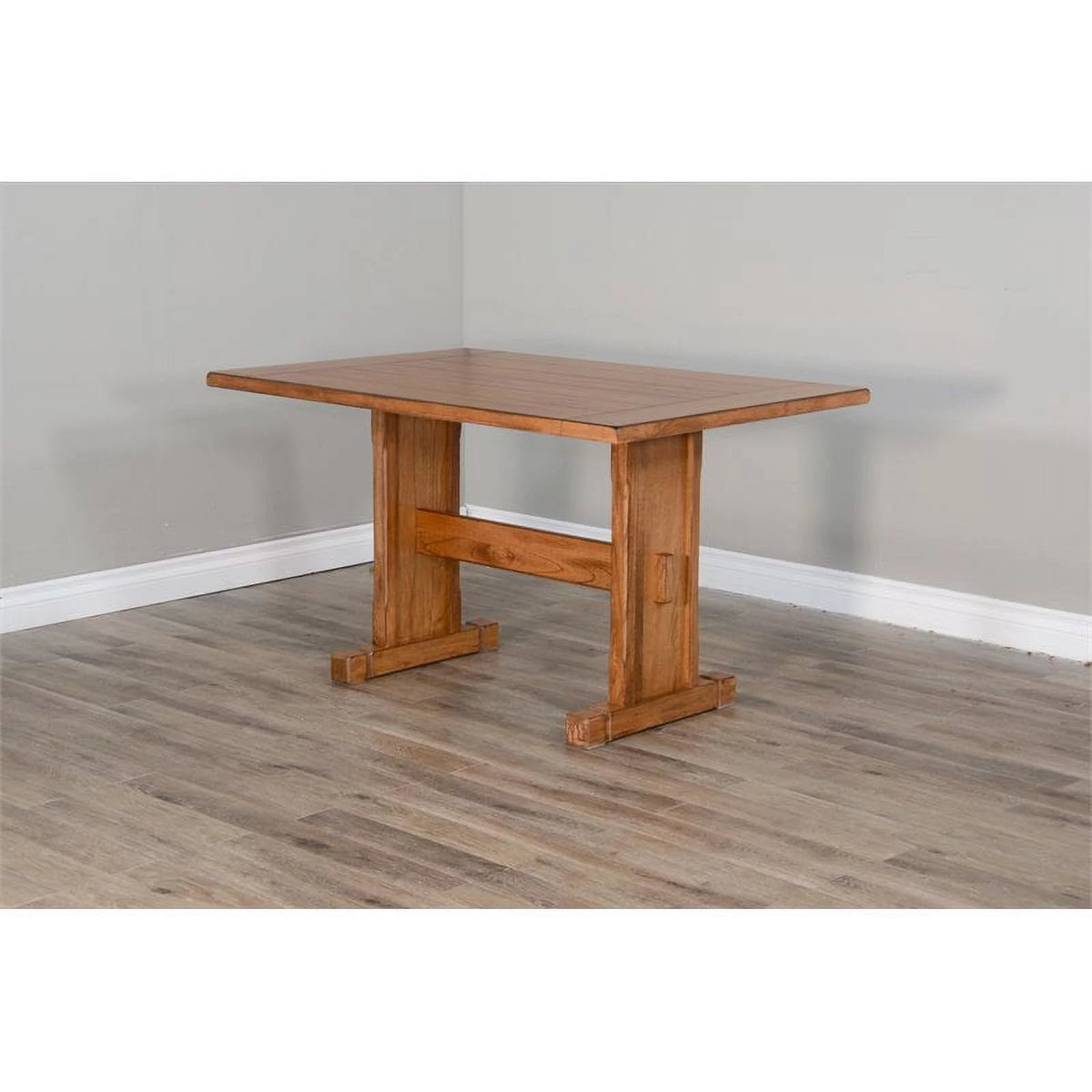50" Farmhouse Mindi Wood Nook Table W820537