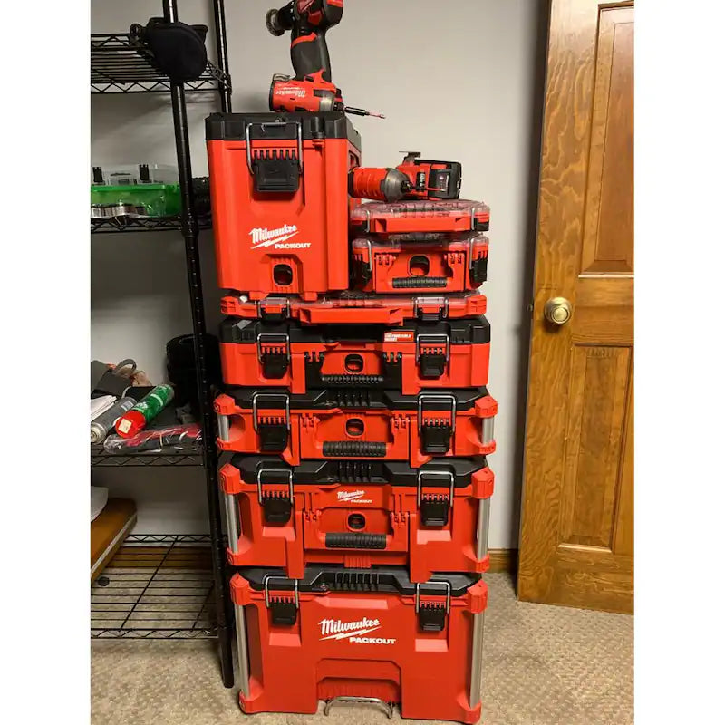 10 in. Compact Portable Tool Box with Adjustable Dividers P2370