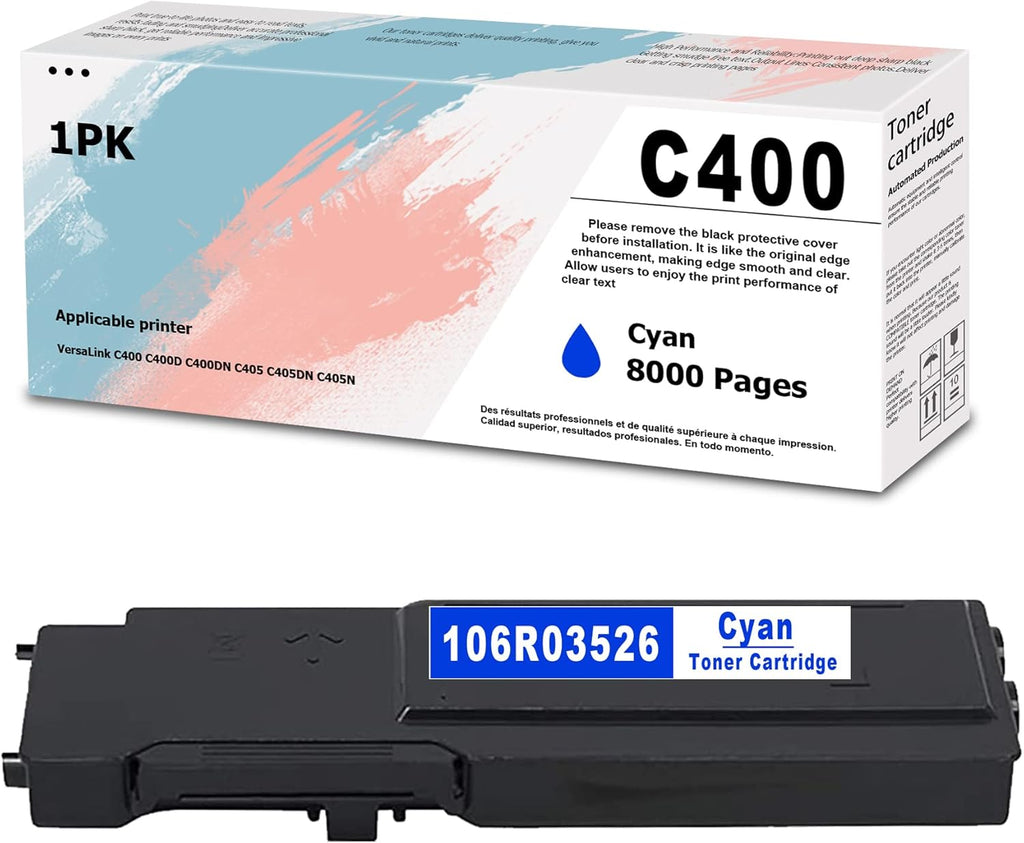 Cyan Toner Cartridge for Xerox C400 C405 Printer R990