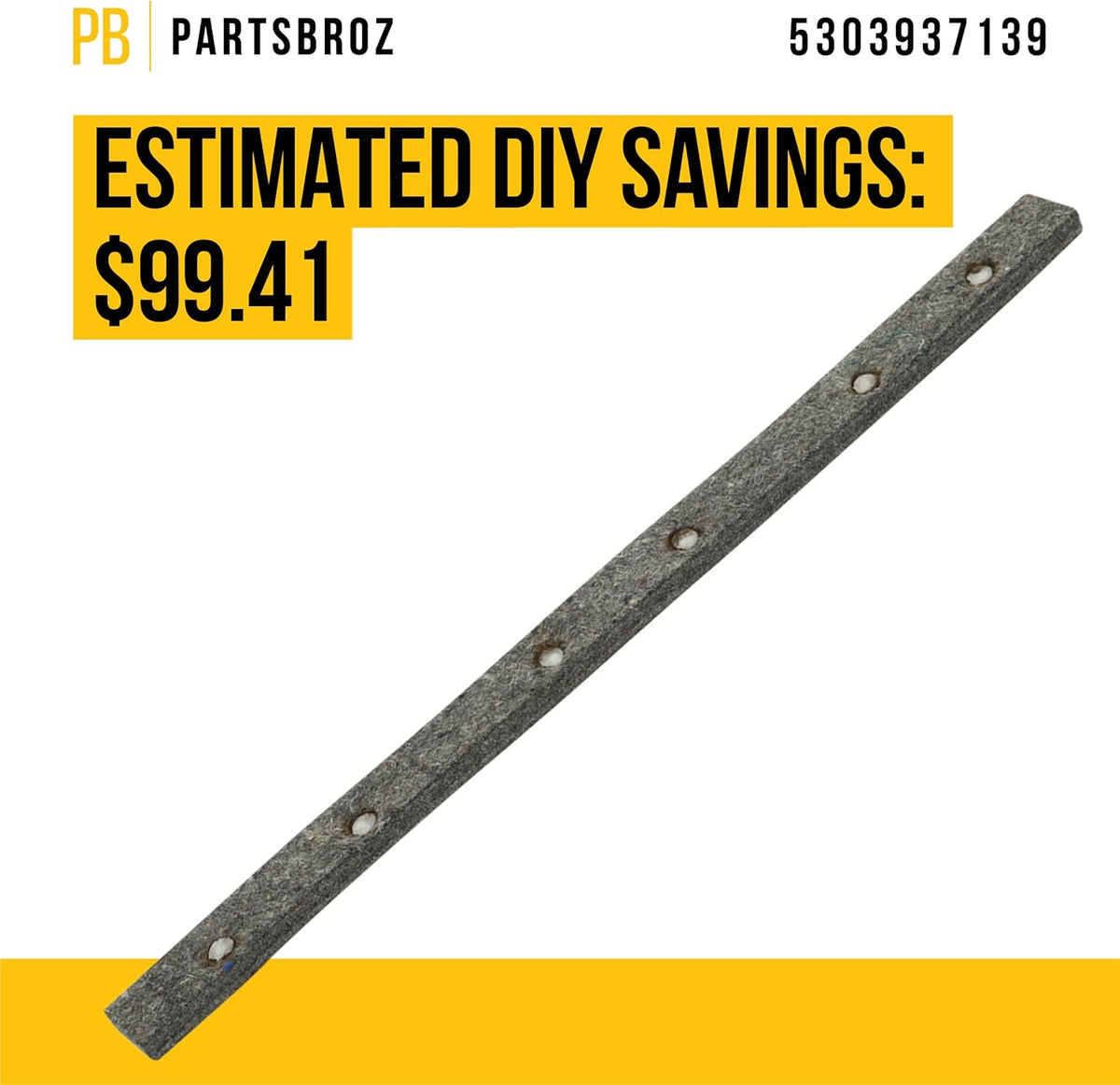 Dryer Front Felt Glide Assembly Q689341