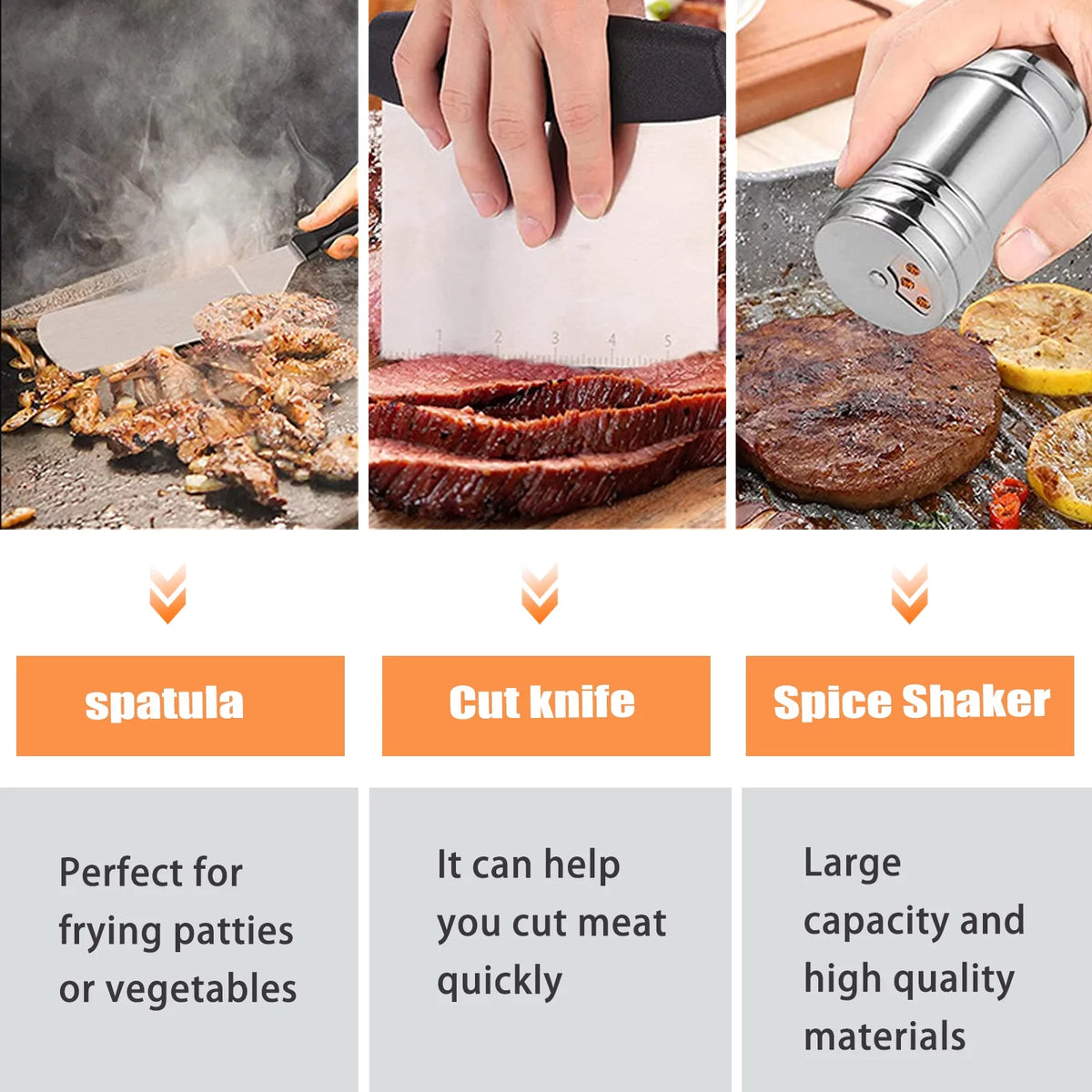 32 Pcs Stainless Steel BBQ Grill Tools Set P304630