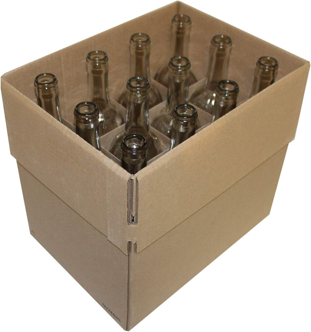 Clear Wine Bottles 750ml Case of 12 E55010