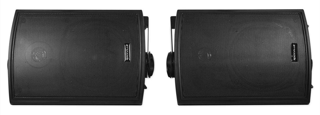Black 5.25x22 Marine Box Swivel Speakers N1901